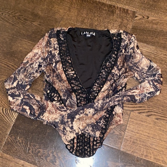 IRISS TOP - SNAKE - XXS / NEUTRAL - Picture 4 of 5